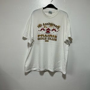 Vintage 1996 Single Stitch 1st Anniversary Prairie Gold Club T-shirt